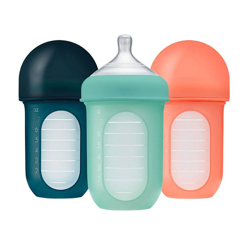 NURSH Silicone Bottle 3 Pack - 8oz