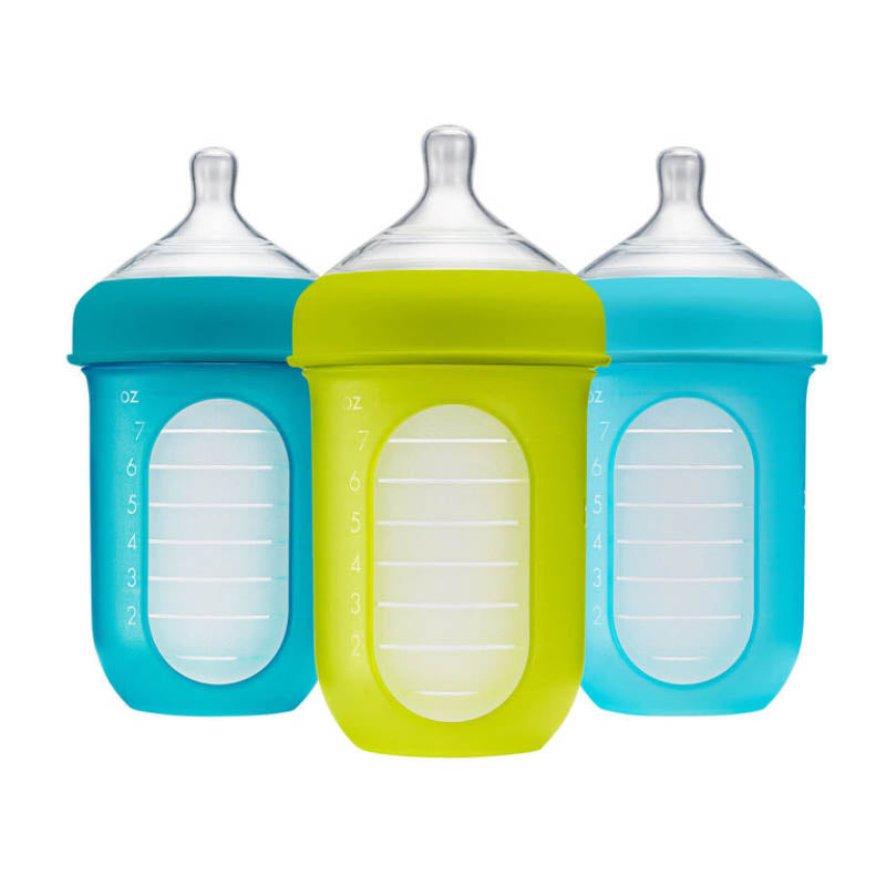 NURSH Silicone Bottle 3 Pack - 8oz