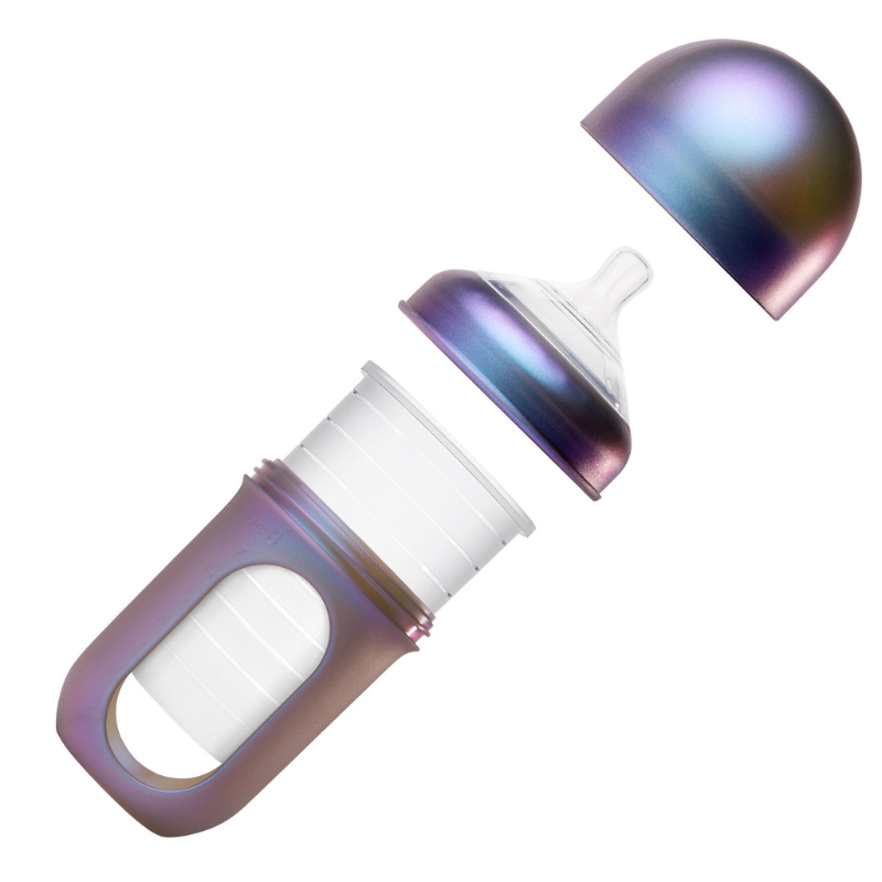 NURSH 8oz Collapsible Silicone Pouch Bottle - 3 Pack