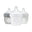 NURSH Silicone Bottle 3 Pack - 4oz grey