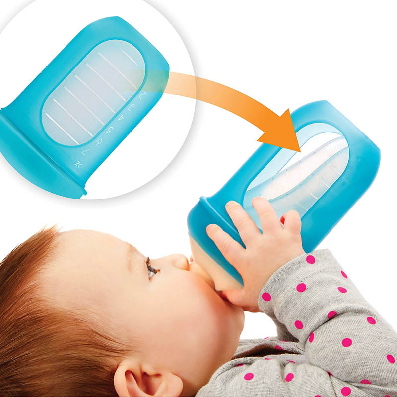 NURSH Silicone Bottle 3 Pack - 4oz