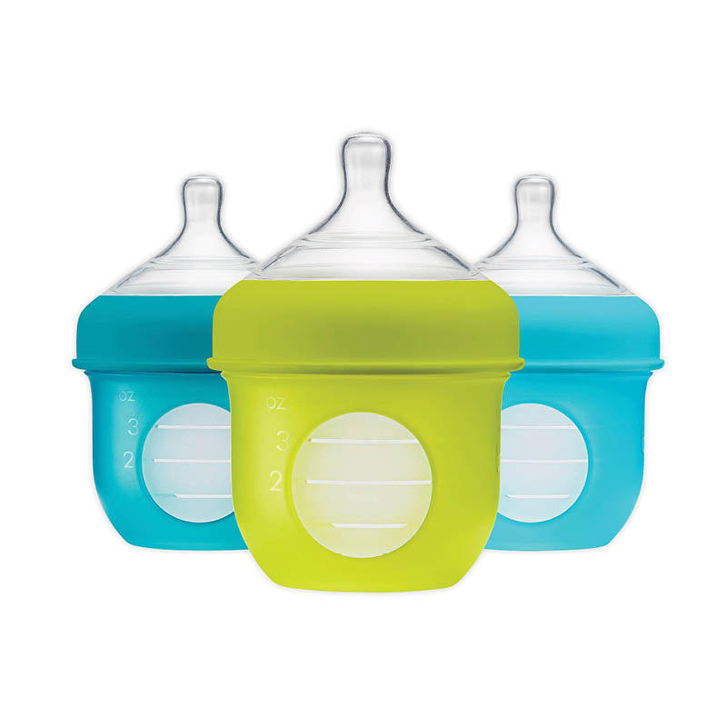 NURSH Silicone Bottle 3 Pack - 4oz