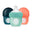 NURSH Silicone Bottle 3 Pack - 4oz mint