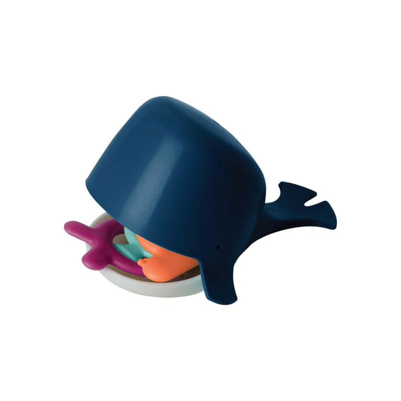 Chomp Hungry Whale Bath Toy navy