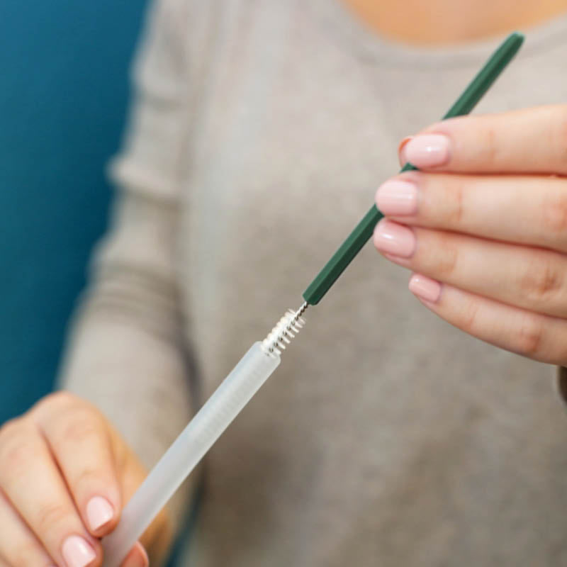 Bottle Cleaning Brush Set  Cactus/Brown