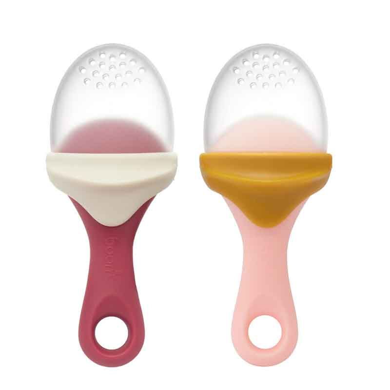 Pulp Silicone Feeder - 2 Pack Pink/Mauve