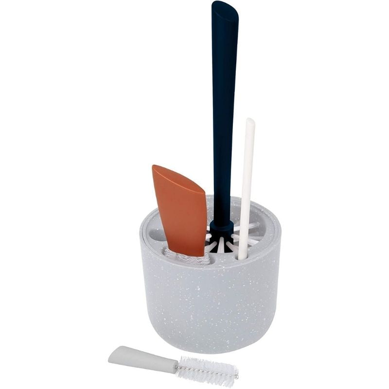 Bottle Cleaning Brush Set  Modern/Grey