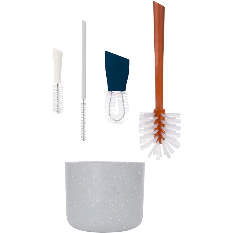 Bottle Cleaning Brush Set  Modern/Grey
