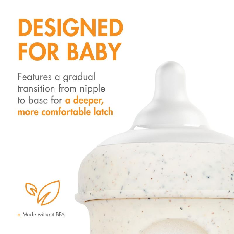 NURSH Curve Nipples Silicone Bottle - 3 Pack