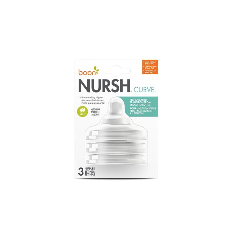 NURSH Curve Nipples Silicone Bottle - 3 Pack