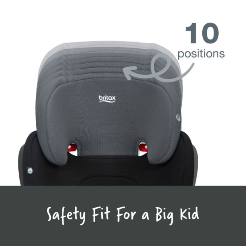 Highpoint 2-Stage Belt-Positioning Booster Seat Black Ombre