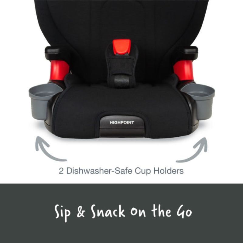 Highpoint 2-Stage Belt-Positioning Booster Seat Black Ombre