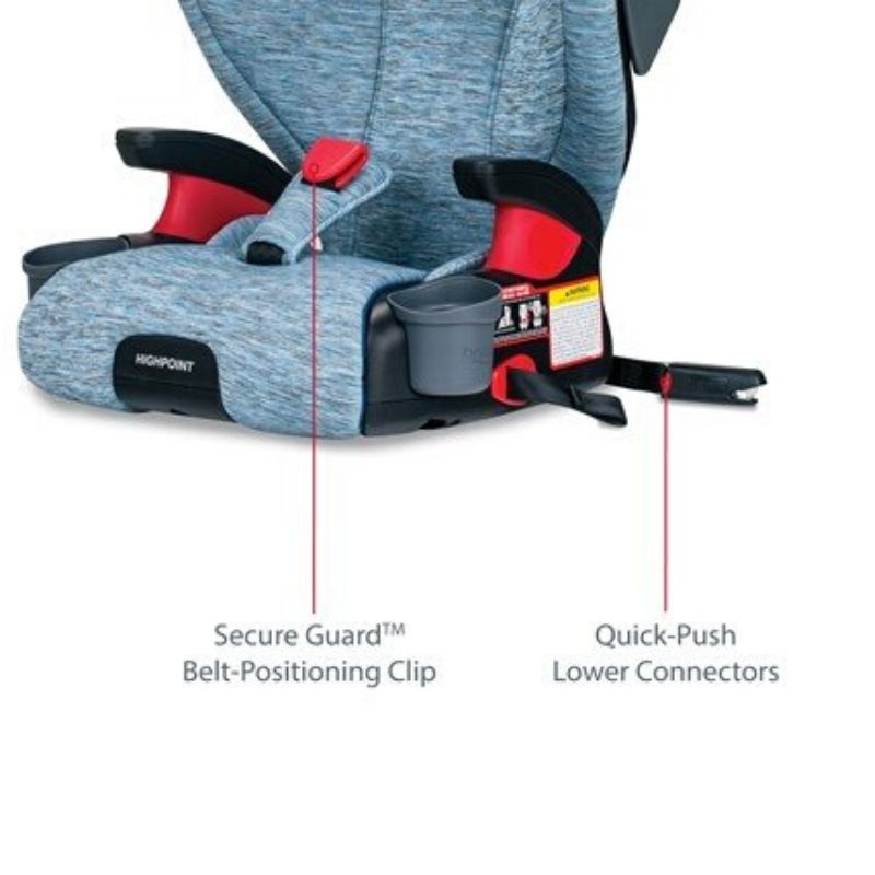 Highpoint 2-Stage Belt-Positioning Booster Seat Seaglass