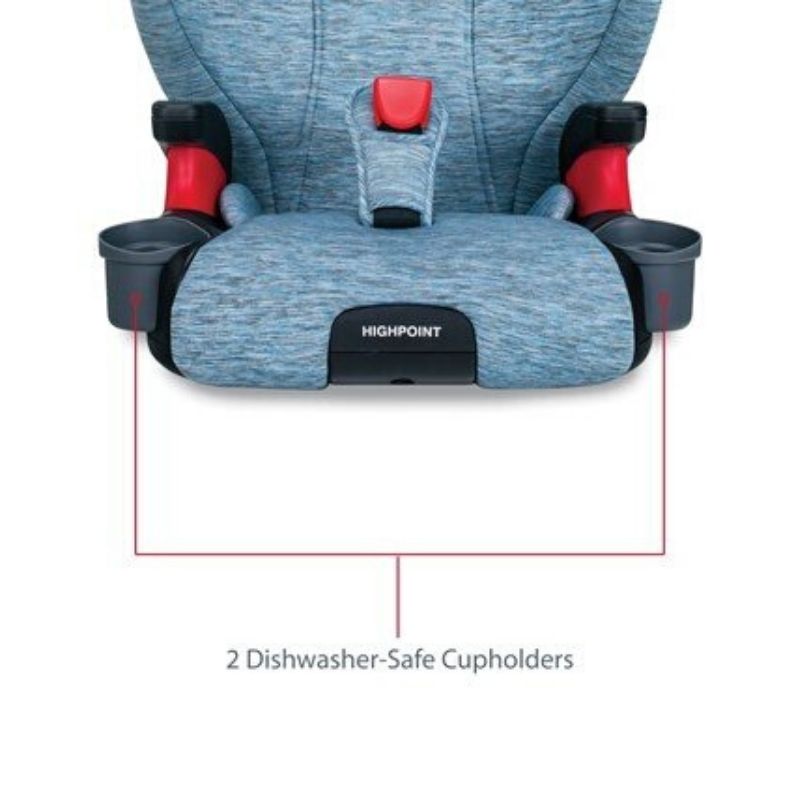 Highpoint 2-Stage Belt-Positioning Booster Seat Seaglass