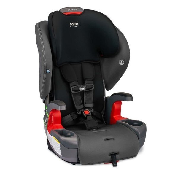 Grow With You Harness-2-Booster Seat MOD Black Safewash