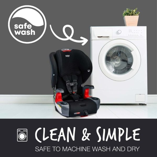 Grow With You ClickTight Harness-2-Booster Seat Black Contour Safewash