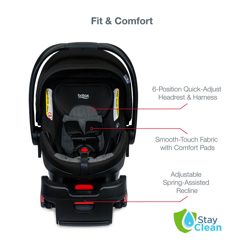 B-Safe Gen2 FlexFit Infant Seat - Stainless