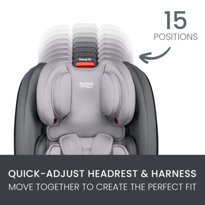 One4Life ClickTight All-in-One Convertible Car Seat - Safewash