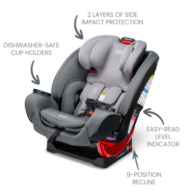 One4Life ClickTight All-in-One Convertible Car Seat - Safewash