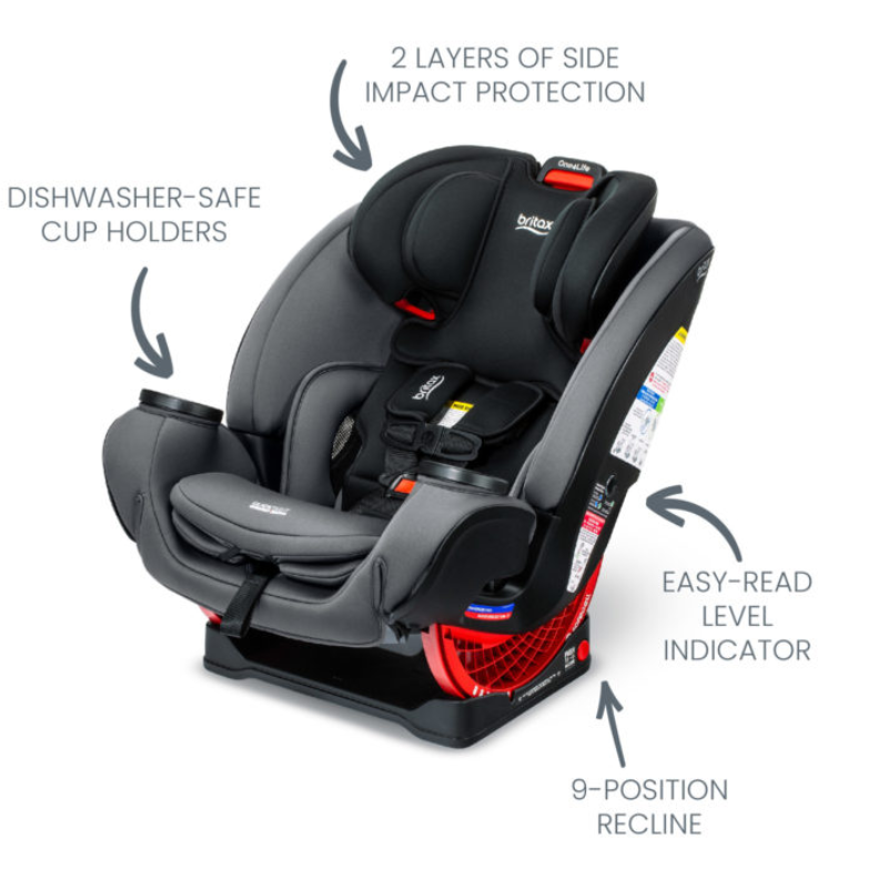 One4Life ClickTight All-in-One Convertible Car Seat - Safewash