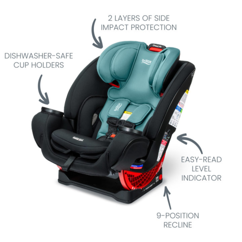 One4Life ClickTight All-in-One Convertible Car Seat - Safewash