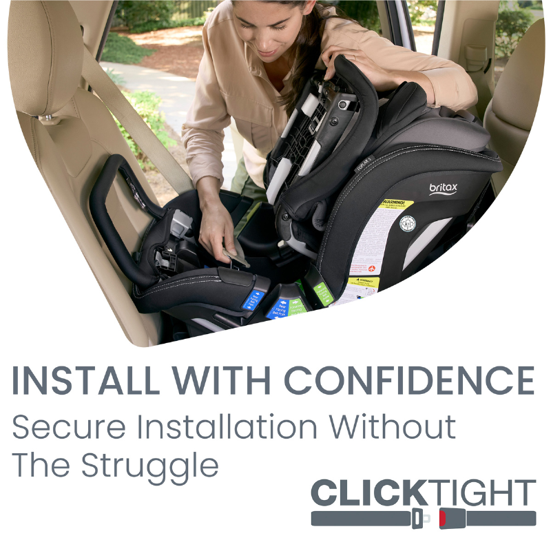 Poplar S Convertible Car Seat with ClickTight Installation