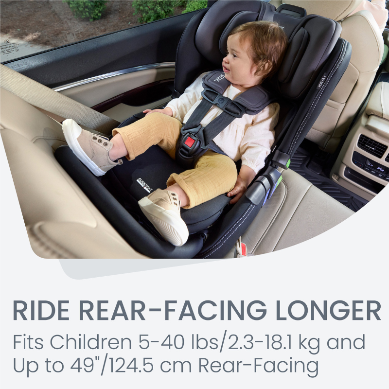 Poplar S Convertible Car Seat with ClickTight Installation