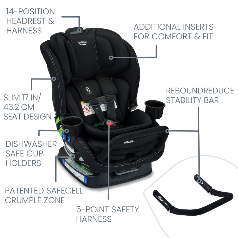 Poplar S Convertible Car Seat with ClickTight Installation