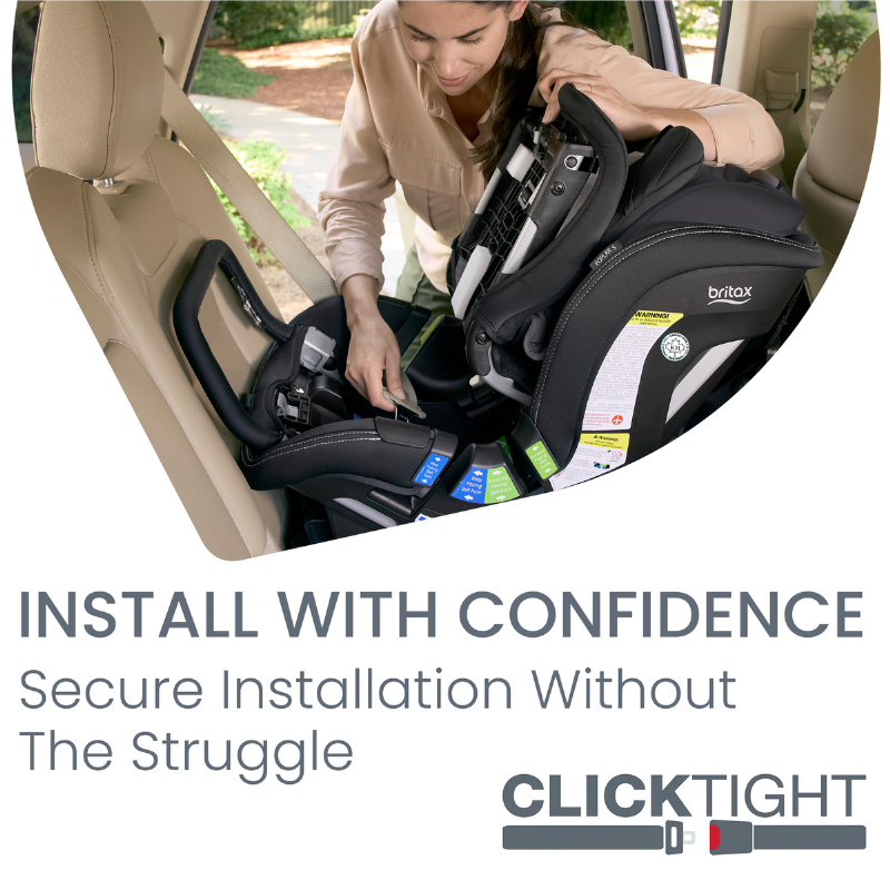 Poplar S Convertible Car Seat with ClickTight Installation