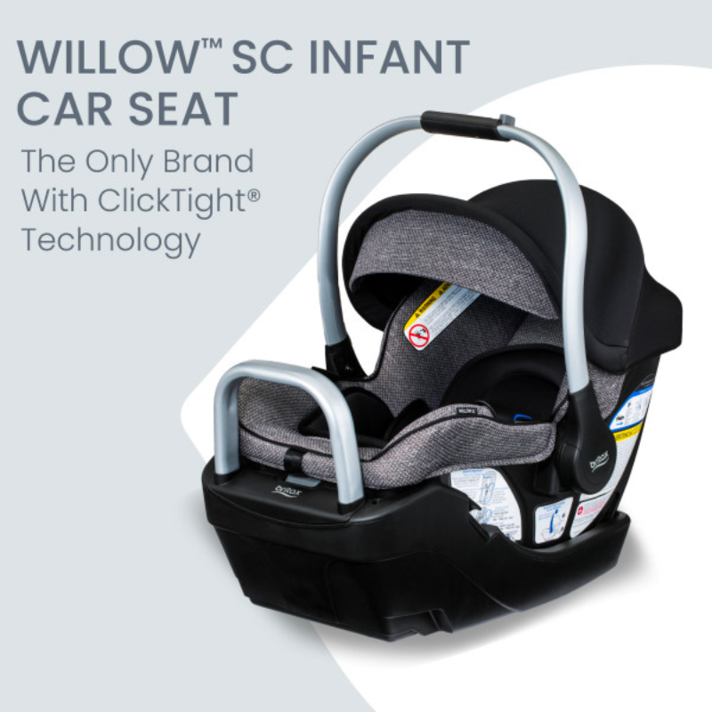Siège d'auto pour bébé Willow SC avec base alpine 