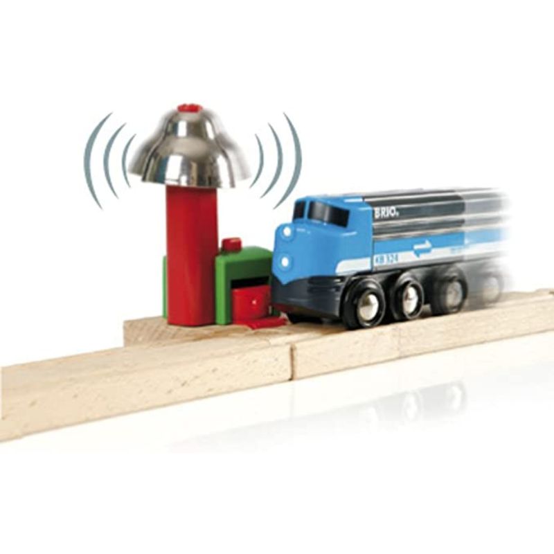Wooden Train Intersection Compatible With Playmobil Train / Wooden