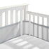 Breathable Mesh Crib Liner Grey