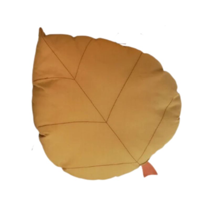 Birch Leaf Pillow Burnt Orange