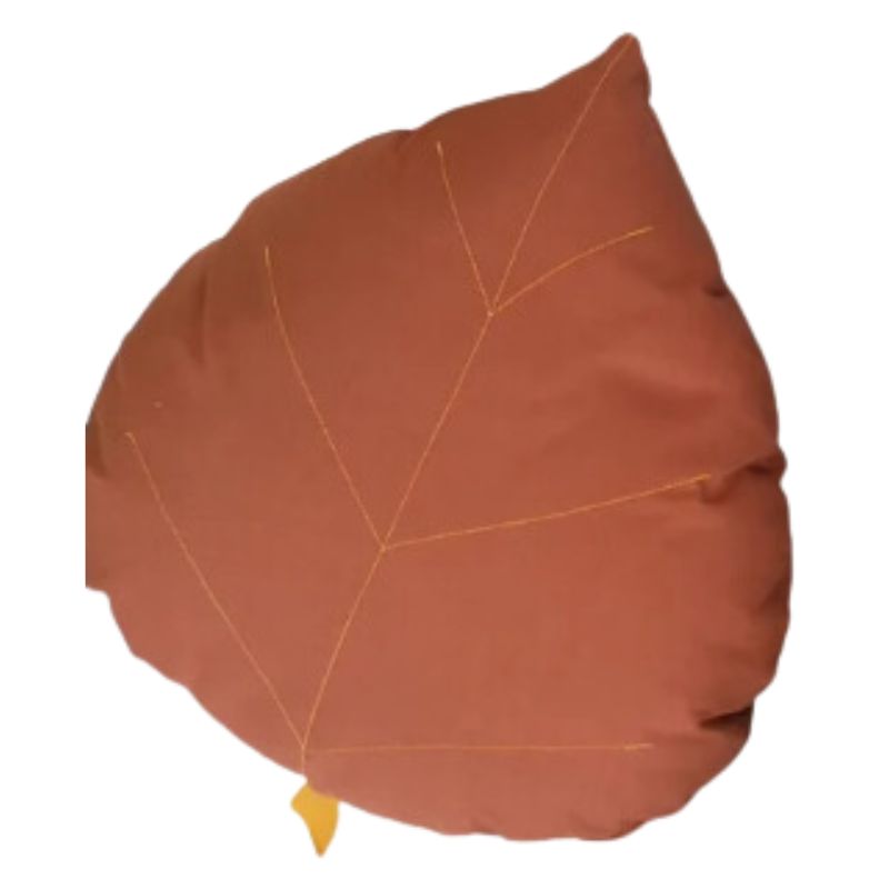 Birch Leaf Pillow Rust
