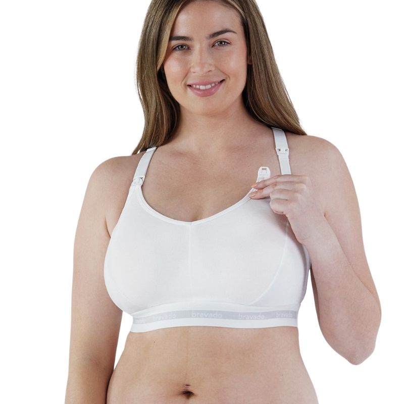 Original Extended Cup Nursing Bra White