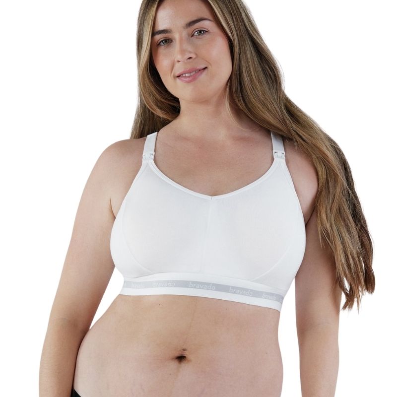Original Extended Cup Nursing Bra White