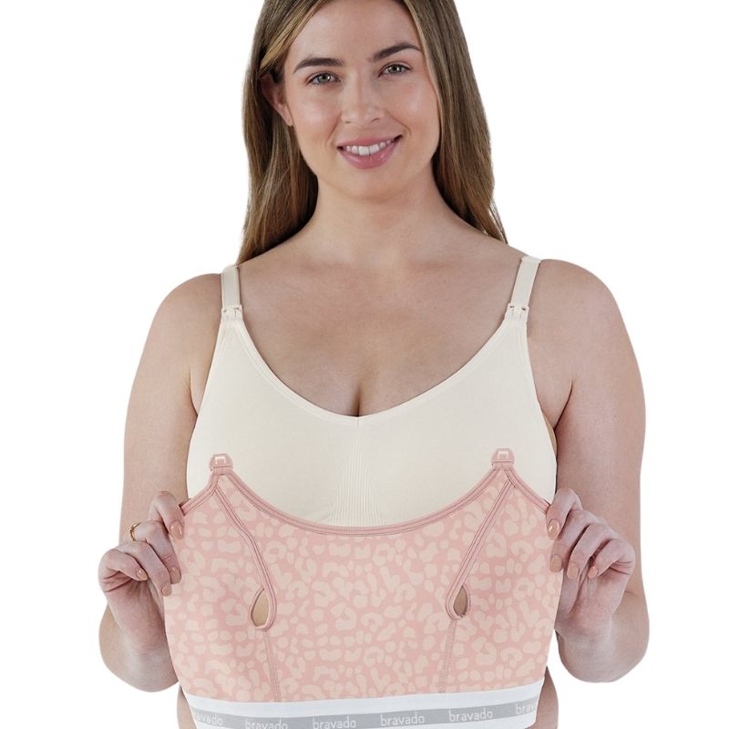 Clip And Pump Hands - Free Nursing Bra Leo