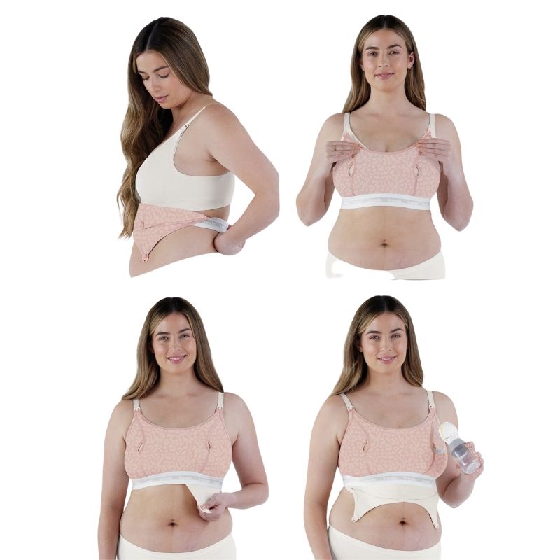 Clip And Pump Hands - Free Nursing Bra Leo