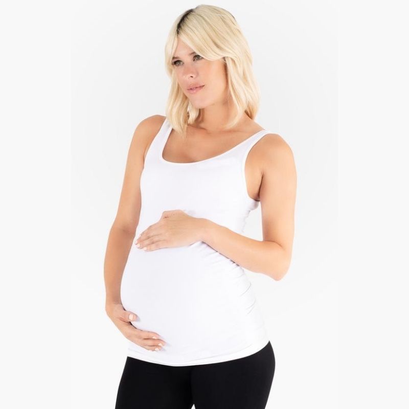 B.D.A. Maternity Tanks White