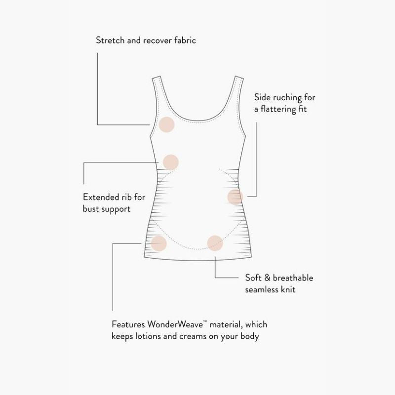 B.D.A. Maternity Tanks White