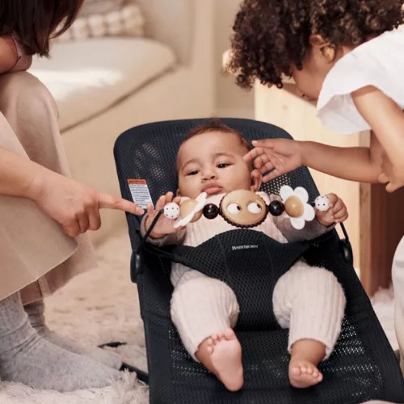 Bouncer Toy Attachment Googly Eyes Black/White