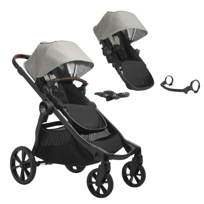 City Select 2 Eco Stroller + Second Seat Bundle - Frosted Ivory