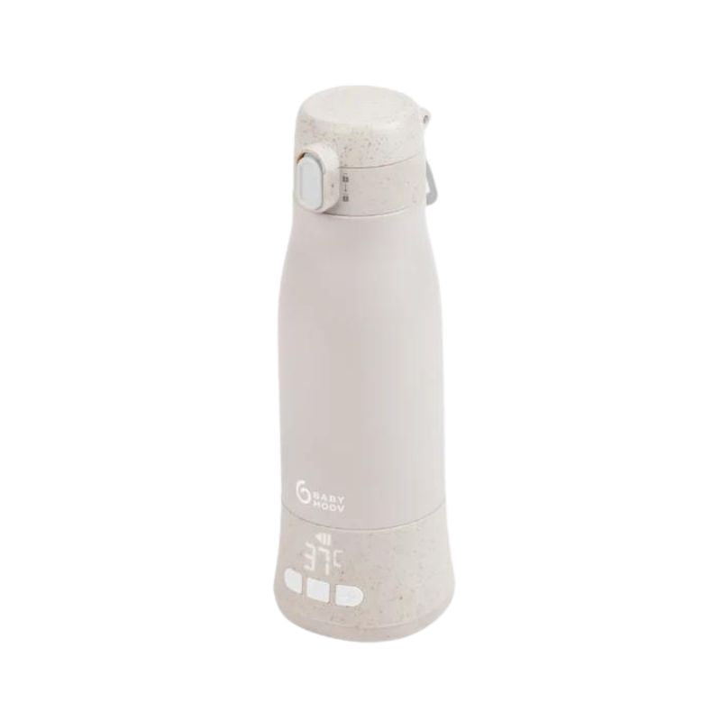 Chauffe-biberon rechargeable Moov &amp; Feed - Beige Minéral