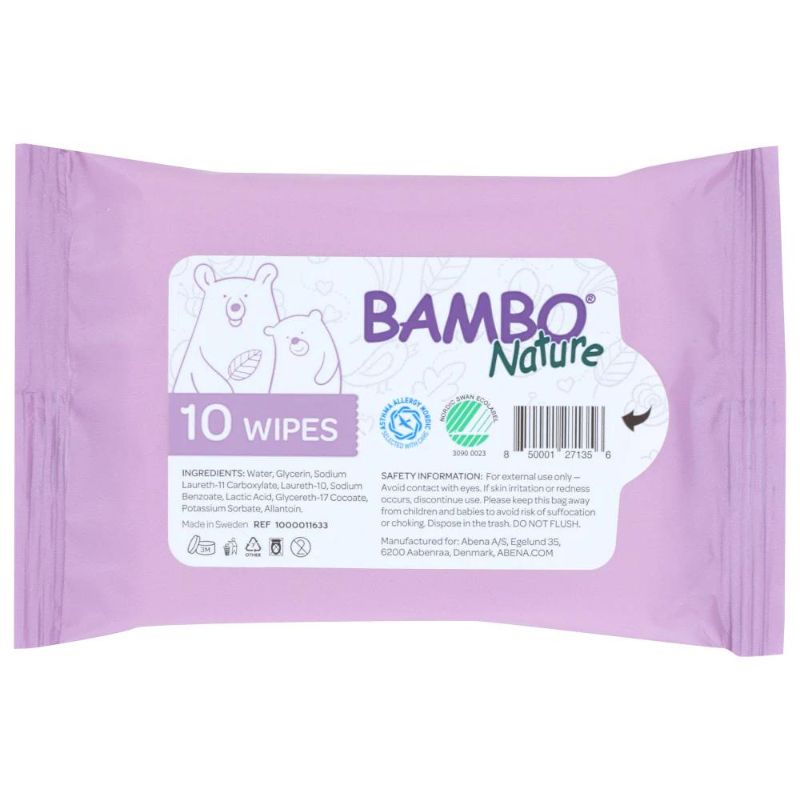 Wet Wipes Tidy Bottom - 10 Pack