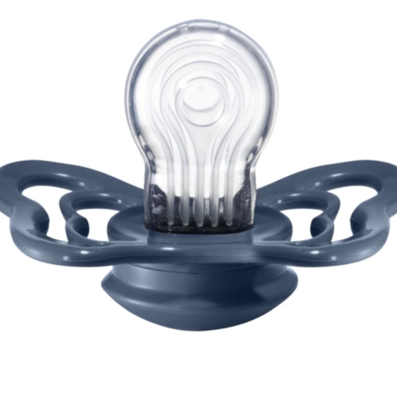 Couture Silicone Pacifiers - 2 Pack Steel Blue