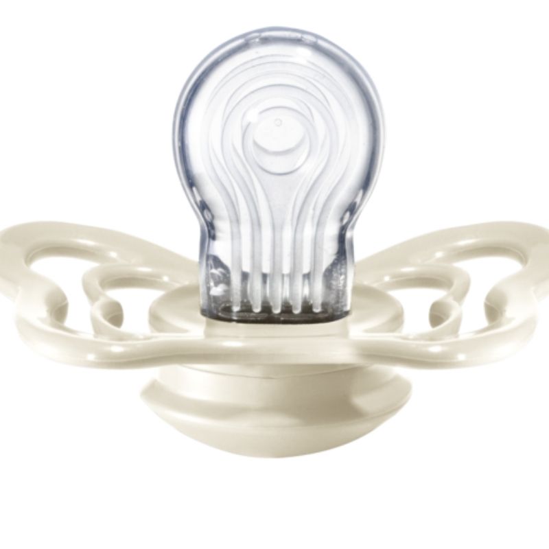 Couture Silicone Pacifiers - 2 Pack Ivory/Blush