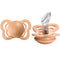 Couture Silicone Pacifiers - 2 Pack Peach