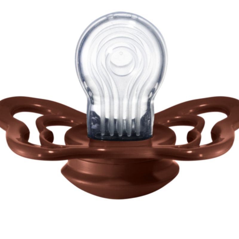 Couture Silicone Pacifiers - 2 Pack Rust