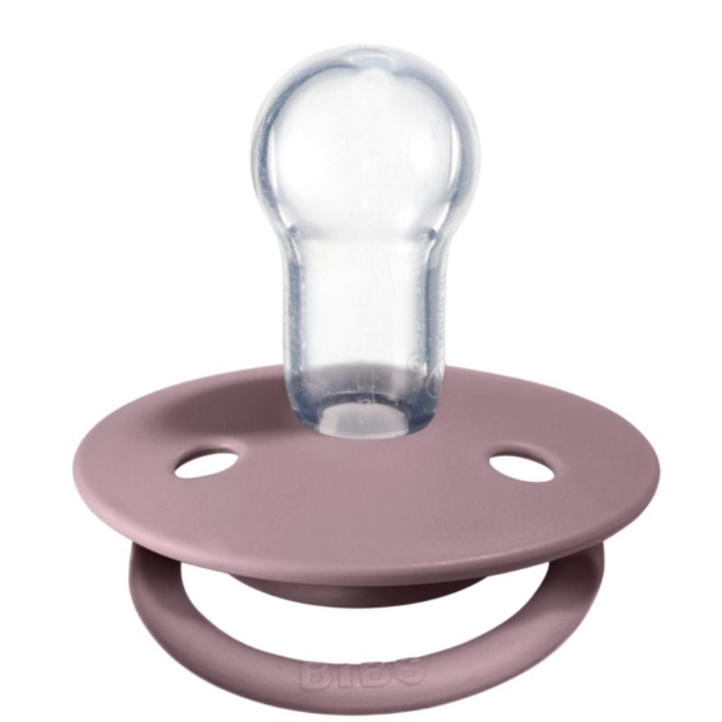 De Lux Silicone Natural Pacifier - 2 Pack Heather