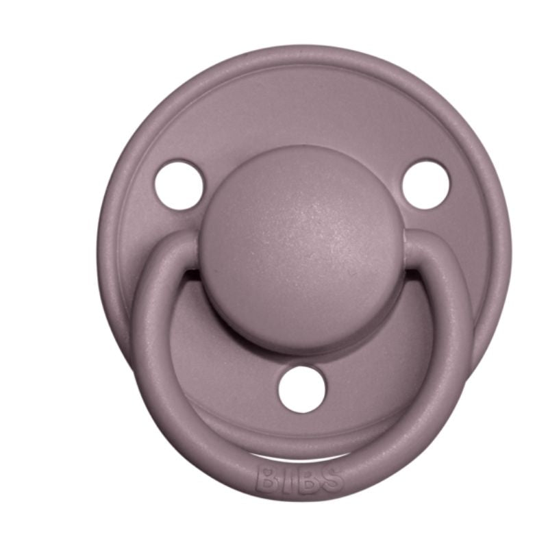 De Lux Silicone Natural Pacifier - 2 Pack Heather